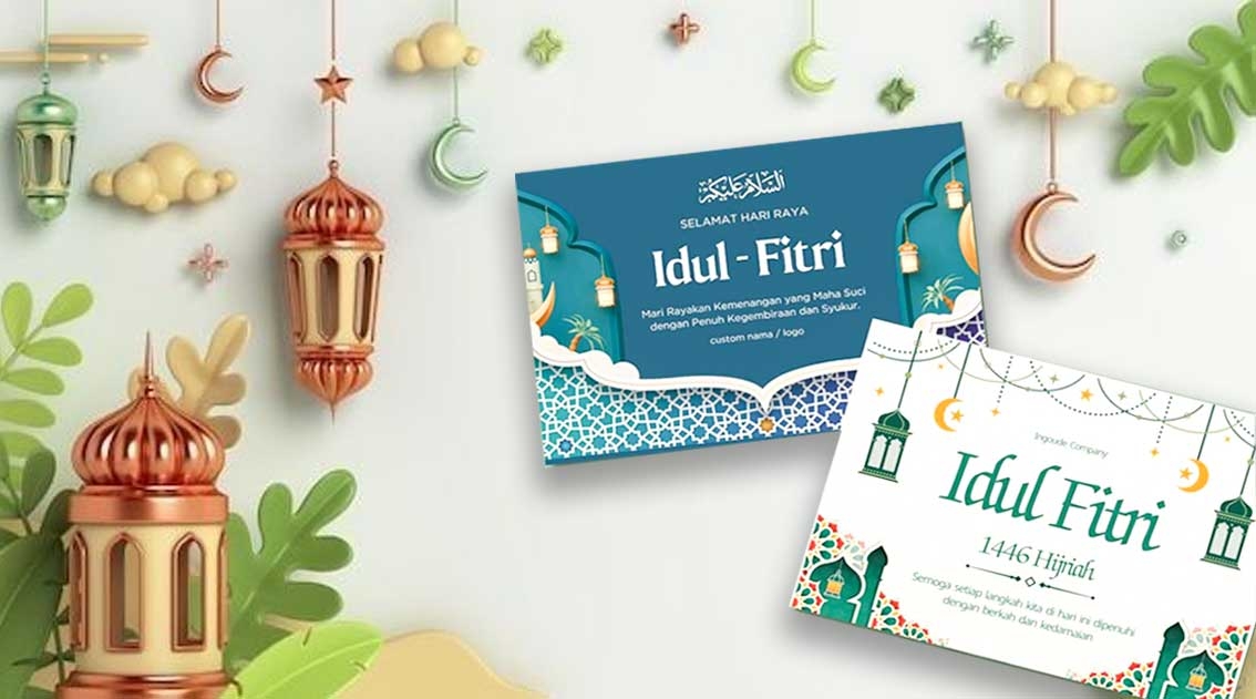 Kartu Ucapan Idul Fitri Eksklusif dan Premium di Bintang Sempurna