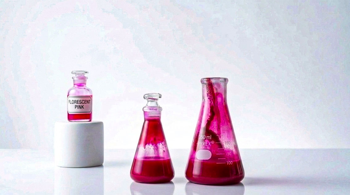 Tinta Fluorescent Pink di Bintang Sempurna