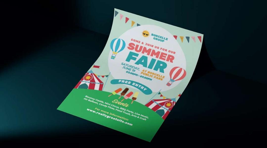 Contoh flyer kegiatan menarik untuk berbagai promo bisnis dan event spesial