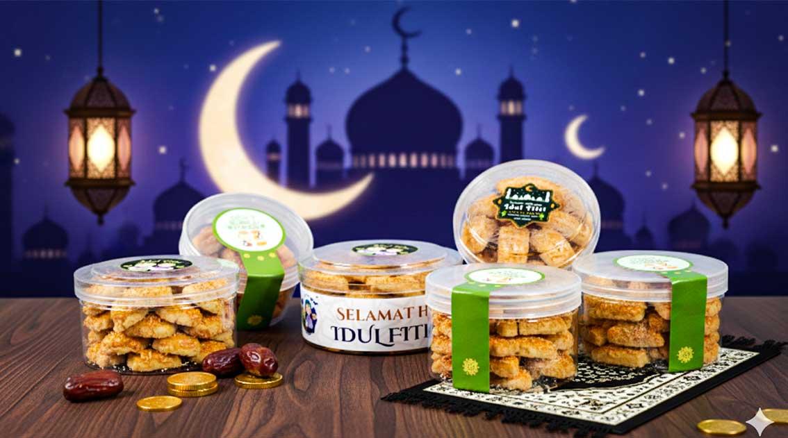 cetak stiker segel edisi kemasan ramadan kareem di Bintang Sempurna