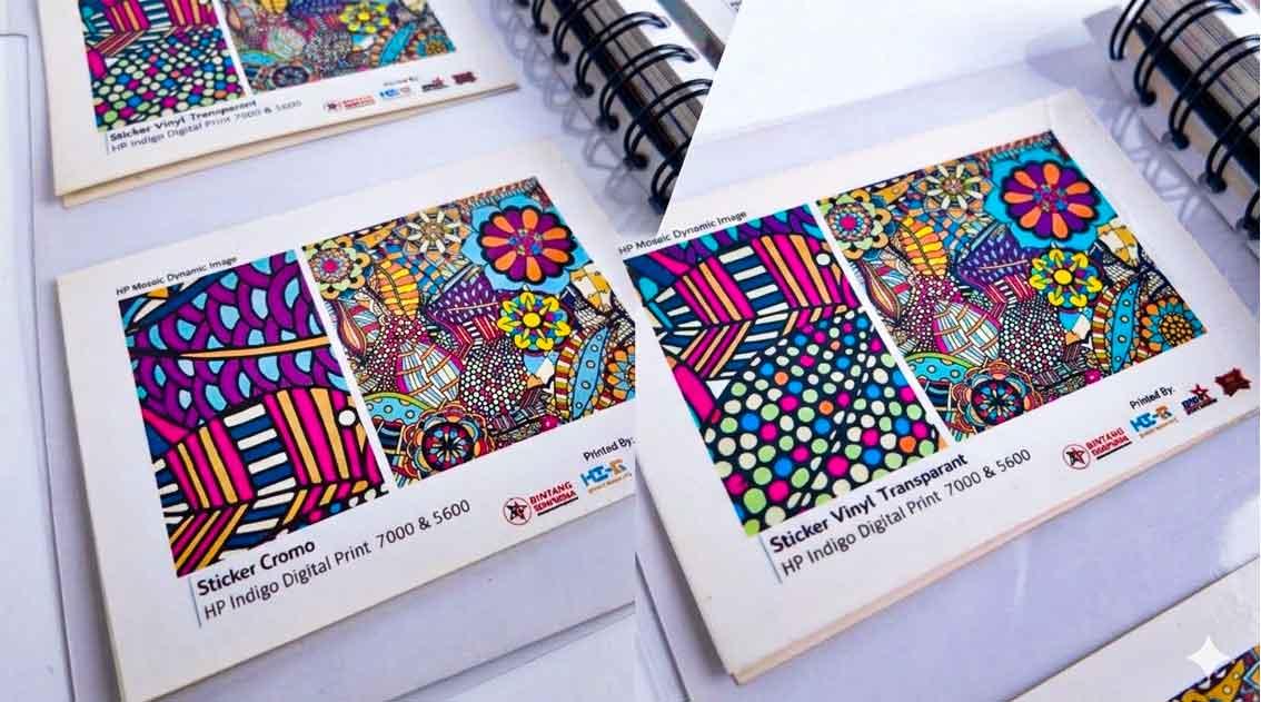 Cetak Sticker Chromo Murah dan Cepat untuk Label Produk