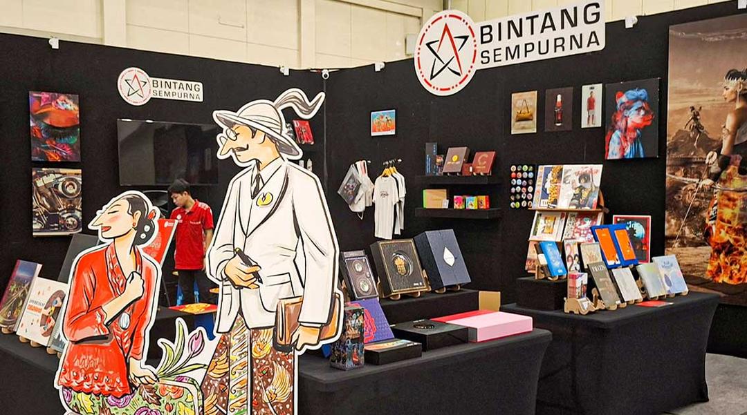 Jasa cetak booth pameran di Bintang Sempurna
