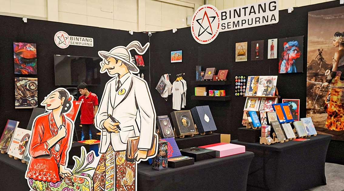 Jasa cetak booth pameran di Bintang Sempurna