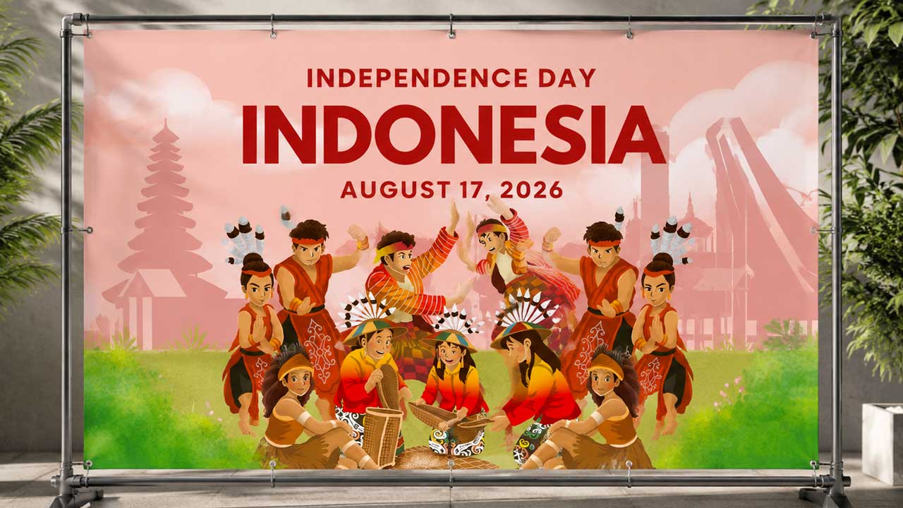 Banner 17 Agustus, Bikin Perayaan HUT RI Makin Meriah