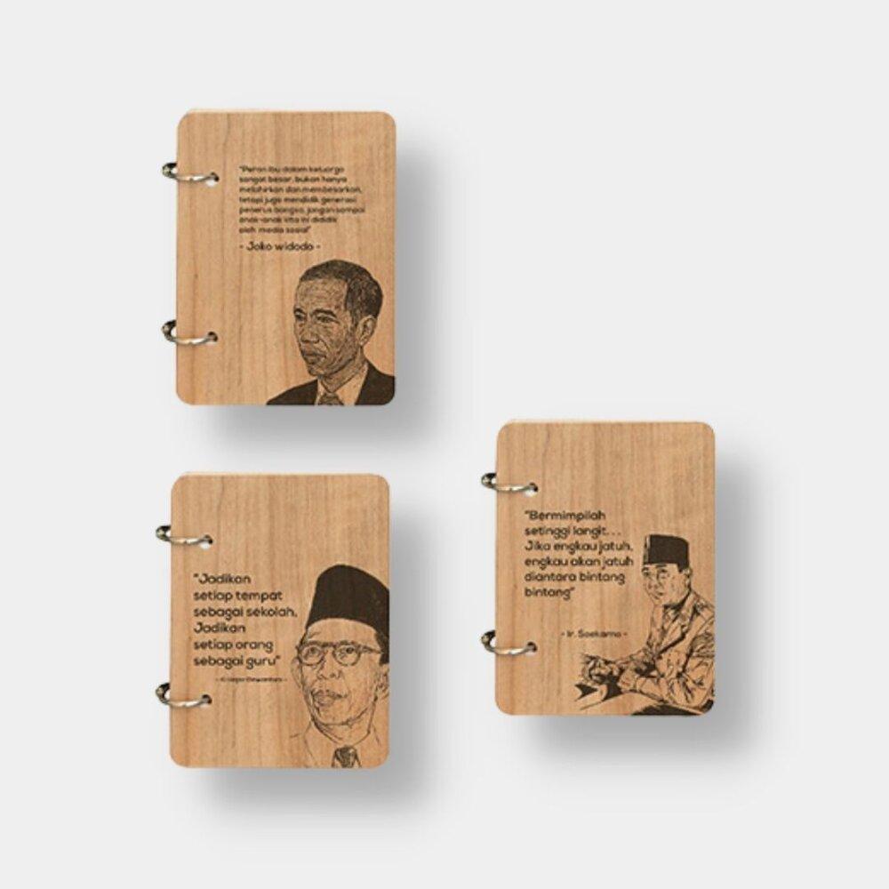 Memo Book - Wooden Custom di Bintang Sempurna