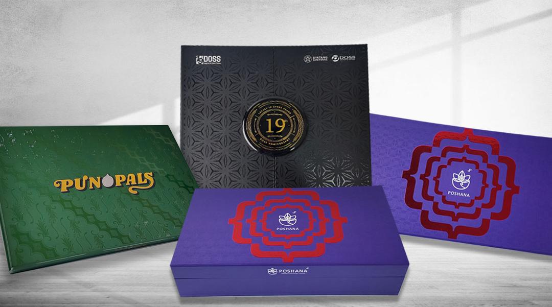 Box packaging dengan sentuhan Digital Embellishment dari Bintang Sempurna.