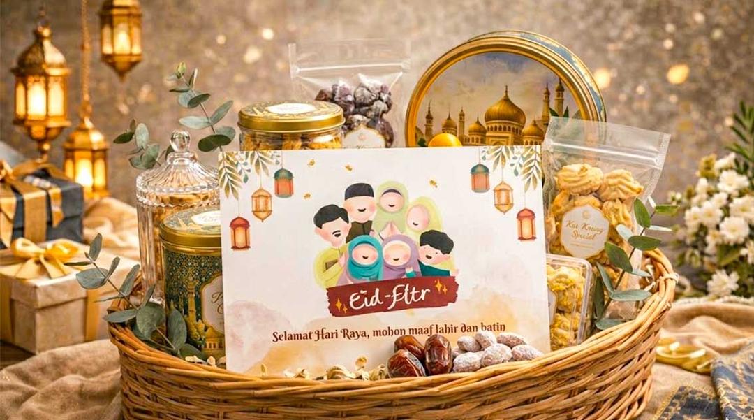 Greeting card Lebaran premium untuk hampers